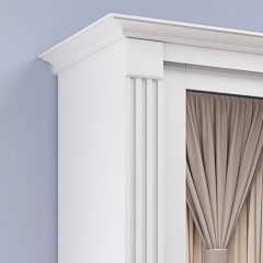 Шкаф-купе 2450 серии NEW CLASSIC K1+K1+K1+B22+PL4 (по 2 ящика лев/прав+F обр.штанга) профиль «Капучино» в Ревде - revda.mebel24.online | фото 4