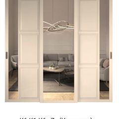 Шкаф-купе 2450 серии NEW CLASSIC K1+K1+K1+B22+PL4 (по 2 ящика лев/прав+F обр.штанга) профиль «Капучино» в Ревде - revda.mebel24.online | фото 15