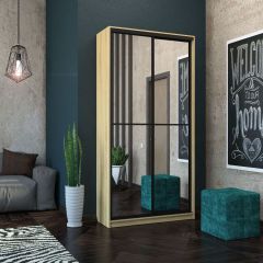 Шкаф-купе Лофт 1200 Шк12-47 (Дуб Сонома) в Ревде - revda.mebel24.online | фото 8