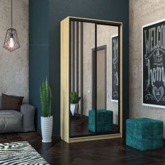 Шкаф-купе Лофт 1200 Шк12-47 (Дуб Сонома) в Ревде - revda.mebel24.online | фото 10