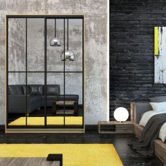 Шкаф-купе Лофт 1600 Шк16-47 (Дуб Сонома) в Ревде - revda.mebel24.online | фото 8