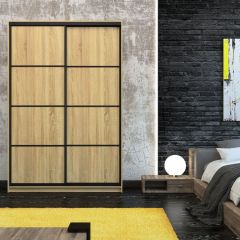 Шкаф-купе Лофт 1600 Шк16-47 (Дуб Сонома) в Ревде - revda.mebel24.online | фото 7