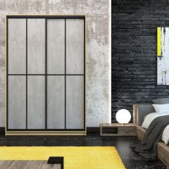 Шкаф-купе Лофт 1600 Шк16-47 (Дуб Сонома) в Ревде - revda.mebel24.online | фото 13