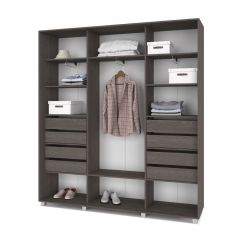 МАРТИН Шкаф-купе Анкор темный (2200*450) М421 в Ревде - revda.mebel24.online | фото 4