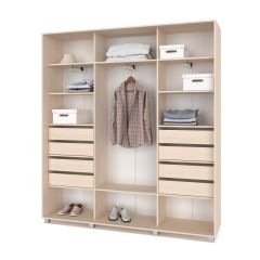 МАРТИН Шкаф-купе Млечный дуб (2200*450) М421 в Ревде - revda.mebel24.online | фото 4