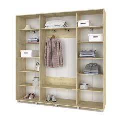 МАРТИН Шкаф-купе с зеркалом Ирландский дуб (2200*450) М422 в Ревде - revda.mebel24.online | фото 2