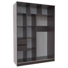 Шкаф-купе ПШ-2.9 1500 Фасад СТРЕЛКА (ВЕНГЕ стрелка беж) в Ревде - revda.mebel24.online | фото 2