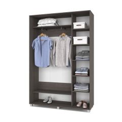 РОЛАНД Шкаф-купе Анкор темный (450*1500) Р451 в Ревде - revda.mebel24.online | фото 2