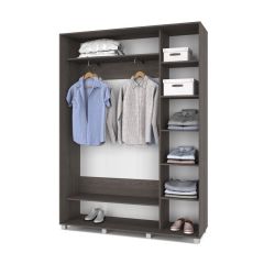 РОЛАНД Шкаф-купе Анкор темный (450*1600) Р461 в Ревде - revda.mebel24.online | фото 3