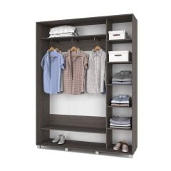 РОЛАНД Шкаф-купе Анкор темный (450*1700) Р471 в Ревде - revda.mebel24.online | фото 3