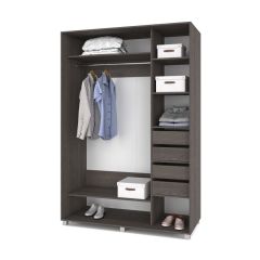 РОЛАНД Шкаф-купе Анкор темный (600*1500) Р651 в Ревде - revda.mebel24.online | фото 4