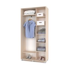 РОЛАНД Шкаф-купе Млечный дуб (450*1100) Р411 в Ревде - revda.mebel24.online | фото 2
