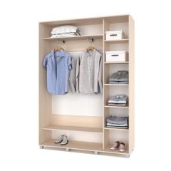 РОЛАНД Шкаф-купе Млечный дуб (450*1600) Р461 в Ревде - revda.mebel24.online | фото 5