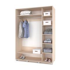 РОЛАНД Шкаф-купе Млечный дуб (600*1800) Р681 в Ревде - revda.mebel24.online | фото 2