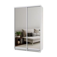 РОЛАНД Шкаф-купе с зеркалами Шимо светлый (600*1400) Р643 в Ревде - revda.mebel24.online | фото