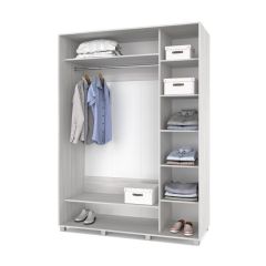 РОЛАНД Шкаф-купе с зеркалами Шимо светлый (600*1700) Р673 в Ревде - revda.mebel24.online | фото 2
