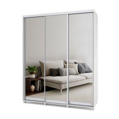 РОЛАНД Шкаф-купе с зеркалами Шимо светлый (600*1800) Р683 в Ревде - revda.mebel24.online | фото