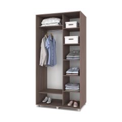 РОЛАНД Шкаф-купе с зеркалами Шимо темный (600*1100) Р613 в Ревде - revda.mebel24.online | фото 2