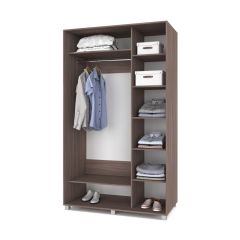 РОЛАНД Шкаф-купе с зеркалами Шимо темный (600*1400) Р643 в Ревде - revda.mebel24.online | фото 2