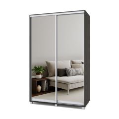 РОЛАНД Шкаф-купе с зеркалами Венге (450*1400) Р443 в Ревде - revda.mebel24.online | фото 2