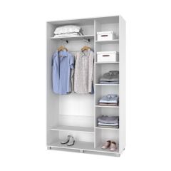 РОЛАНД Шкаф-купе с зеркалом Анкор светлый (450*1300) Р432 в Ревде - revda.mebel24.online | фото 2