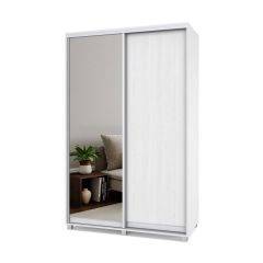 РОЛАНД Шкаф-купе с зеркалом Анкор светлый (450*1400) Р442 в Ревде - revda.mebel24.online | фото 2