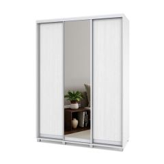 РОЛАНД Шкаф-купе с зеркалом Анкор светлый (450*1600) Р462 в Ревде - revda.mebel24.online | фото 2