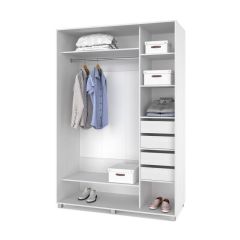 РОЛАНД Шкаф-купе с зеркалом Анкор светлый (600*1400) Р642 в Ревде - revda.mebel24.online | фото 4