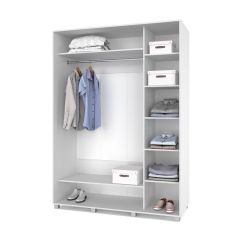 РОЛАНД Шкаф-купе с зеркалом Анкор светлый (600*1700) Р672 в Ревде - revda.mebel24.online | фото 2