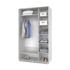 РОЛАНД Шкаф-купе с зеркалом Шимо светлый (600*1400) Р642 в Ревде - revda.mebel24.online | фото 3