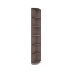 РОЛАНД Шкаф-купе с зеркалом Шимо темный (450*1000) Р402 в Ревде - revda.mebel24.online | фото