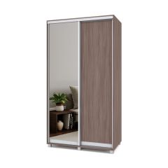 РОЛАНД Шкаф-купе с зеркалом Шимо темный (600*1300) Р632 в Ревде - revda.mebel24.online | фото