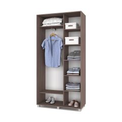 РОЛАНД Шкаф-купе Шимо темный (450*1100) Р411 в Ревде - revda.mebel24.online | фото 2