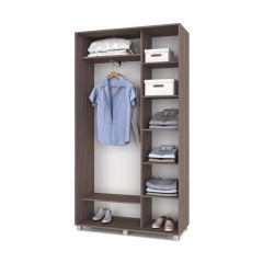 РОЛАНД Шкаф-купе Шимо темный (450*1200) Р421 в Ревде - revda.mebel24.online | фото 2