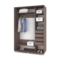 РОЛАНД Шкаф-купе Шимо темный (600*1700) Р671 в Ревде - revda.mebel24.online | фото 4