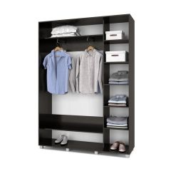 РОЛАНД Шкаф-купе Венге (450*1600) Р461 в Ревде - revda.mebel24.online | фото 3