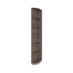 РОЛАНД Шкаф-купе с зеркалом Шимо темный (600*1500) Р652 в Ревде - revda.mebel24.online | фото 5