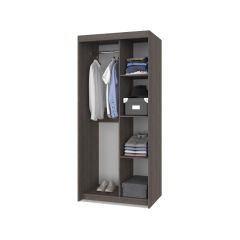 ТОМАС Шкаф-купе с зеркалом Анкор темный/светлый Т22 в Ревде - revda.mebel24.online | фото 2