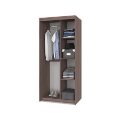 ТОМАС Шкаф-купе с зеркалом Шимо темный/светлый Т22 в Ревде - revda.mebel24.online | фото 2