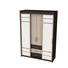 Шкаф-купе комби Юнона (1600) в Ревде - revda.mebel24.online | фото