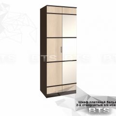 Шкаф 2-х створчатый Сакура + Зеркало (венге/лоредо) в Ревде - revda.mebel24.online | фото 2