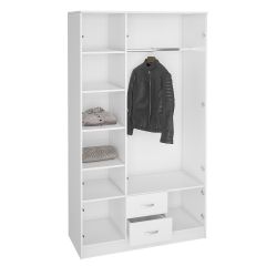 Шкаф Ронда ШК-3 с зеркалом (Белый) в Ревде - revda.mebel24.online | фото 2