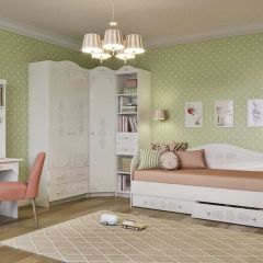 KI-KI СД450.1 Стеллаж 450 с ящ (белый/белое дерево) в Ревде - revda.mebel24.online | фото 3