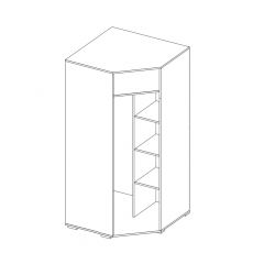 Шкаф угловой Вегас (956*956) в Ревде - revda.mebel24.online | фото 2