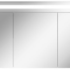 Шкаф-зеркало Аврора 100 с подсветкой LED Домино (DV8012HZ) в Ревде - revda.mebel24.online | фото
