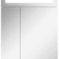 Шкаф-зеркало Аврора 60 с подсветкой LED Домино (DV8005HZ) в Ревде - revda.mebel24.online | фото 4