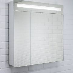 Шкаф-зеркало Аврора 65 с подсветкой LED Домино (DV8006HZ) в Ревде - revda.mebel24.online | фото 6