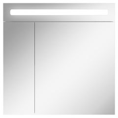 Шкаф-зеркало Аврора 70 с подсветкой LED Домино (DV8007HZ) в Ревде - revda.mebel24.online | фото 4