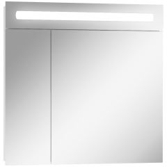 Шкаф-зеркало Аврора 70 с подсветкой LED Домино (DV8007HZ) в Ревде - revda.mebel24.online | фото 1