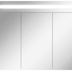 Шкаф-зеркало Аврора 85 с подсветкой LED Домино (DV8010HZ) в Ревде - revda.mebel24.online | фото 4